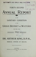 view [Report 1914] / Medical Officer of Health, Watford U.D.C. / Borough.