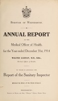 view [Report 1914] / Medical Officer of Health, Wednesbury Borough.