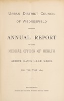 view [Report 1895] / Medical Officer of Health, Wednesfield U.D.C.