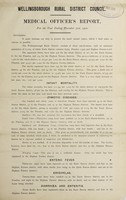 view [Report 1900] / Medical Officer of Health, Wellingborough R.D.C.