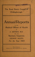 view [Report 1925] / Medical Officer of Health, Wellingborough R.D.C.