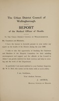 view [Report 1920] / Medical Officer of Health, Wellingborough U.D.C.