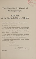 view [Report 1937] / Medical Officer of Health, Wellingborough U.D.C.