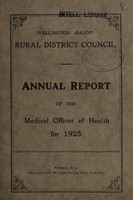 view [Report 1925] / Medical Officer of Health, Wellington (Shropshire) R.D.C.