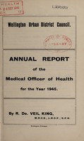 view [Report 1945] / Medical Officer of Health, Wellington (Somerset) U.D.C.
