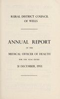 view [Report 1955] / Medical Officer of Health, Wells (Union) R.D.C.