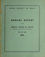 view [Report 1971] / Medical Officer of Health, Wells (Union) R.D.C.