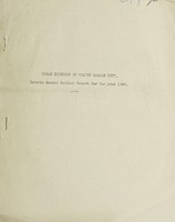 view [Report 1940] / Medical Officer of Health, Welwyn Garden City U.D.C.