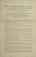 view [Report 1897] / Medical Officer of Health, Wilton R.D.C.