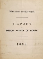 view [Report 1898] / Medical Officer of Health, Yeovil R.D.C.