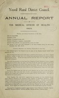 view [Report 1925] / Medical Officer of Health, Yeovil R.D.C.