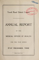 view [Report 1942] / Medical Officer of Health, Yeovil R.D.C.