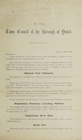 view [Report 1898] / Medical Officer of Health, Yeovil U.D.C. / Borough.