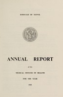 view [Report 1953] / Medical Officer of Health, Yeovil U.D.C. / Borough.