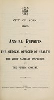 view [Report 1923] / Medical Officer of Health, York City.