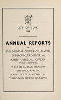 view [Report 1944] / Medical Officer of Health, York City.