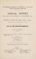 view [Report 1915] / School Medical Officer of Health, York City.