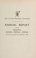 view [Report 1959] / School Medical Officer of Health, York City.