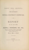 view [Report 1895] / Medical Officer of Health, St Ives (Hunts.) R.D.C.