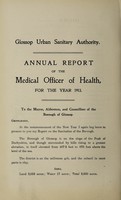 view [Report 1913] / Medical Officer of Health, Urban Sanitary Authority.