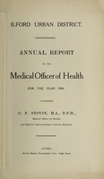 view Annual report of the Medical Officer of Health for the year 1904 / C. F. Stovin.