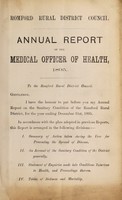 view Annual report of the Medical Officer of Health 1895 / Romford Rural District Council.