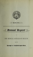 view [Report 1906] / Medical Officer of Health, Stratford-upon-Avon Borough, Stratford-upon-Avon R.D.C., Marston Sicca R.D.C.