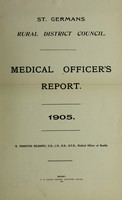 view [Report 1905] / Medical Officer of Health, St Germans R.D.C.