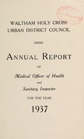 view [Report 1937] / Medical Officer of Health, Waltham Holy Cross U.D.C.