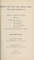 view [Report 1950] / Medical Officer of Health, Waltham Holy Cross U.D.C.
