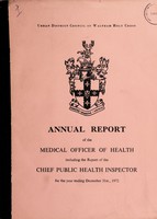 view [Report 1972] / Medical Officer of Health, Waltham Holy Cross U.D.C.