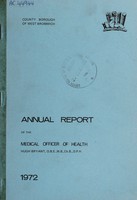 view [Report 1972] / Medical Officer of Health, West Bromwich County Borough.
