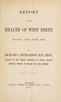 view [Report 1894] / Medical Officer of Health, West Derby Local Board.