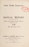 view [Report 1938] / Medical Officer of Health, West Lancashire R.D.C.