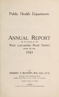 view [Report 1943] / Medical Officer of Health, West Lancashire R.D.C.