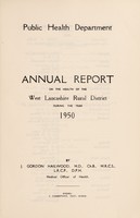 view [Report 1950] / Medical Officer of Health, West Lancashire R.D.C.