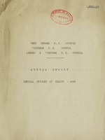 view [Report 1939] / Medical Officer of Health, West Mersea U.D.C.