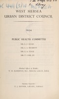 view [Report 1954] / Medical Officer of Health, West Mersea U.D.C.