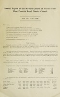 view [Report 1938] / Medical Officer of Health, West Penwith R.D.C.