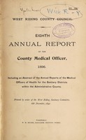 view [Report 1896] / Medical Officer of Health, West Riding of Yorkshire County Council.