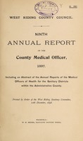 view [Report 1897] / Medical Officer of Health, West Riding of Yorkshire County Council.