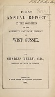 view [Report 1874] / Medical Officer of Health, West Sussex Combined Sanitary District.