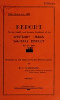 view [Report 1943] / Medical Officer of Health, Westbury U.D.C.