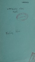 view [Report 1945] / Medical Officer of Health, Westbury U.D.C.