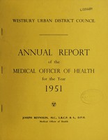 view [Report 1951] / Medical Officer of Health, Westbury U.D.C.