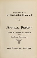 view [Report 1914] / Medical Officer of Health, Westhoughton U.D.C.