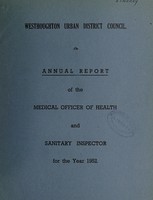view [Report 1952] / Medical Officer of Health, Westhoughton U.D.C.