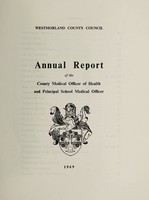 view [Report 1969] / Medical Officer of Health and School Medical Officer of Health, Westmorland County Council.