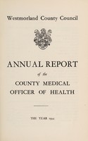 view [Report 1934] / Medical Officer of Health, Westmorland County Council.