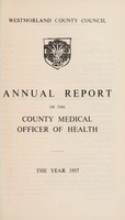 view [Report 1957] / Medical Officer of Health, Westmorland County Council.